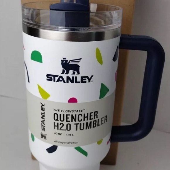 NIB Stanley 40 oz Abstract Geo Target Exclusive H2.0 FlowState Quencher Tumbler - Picture 5 of 9